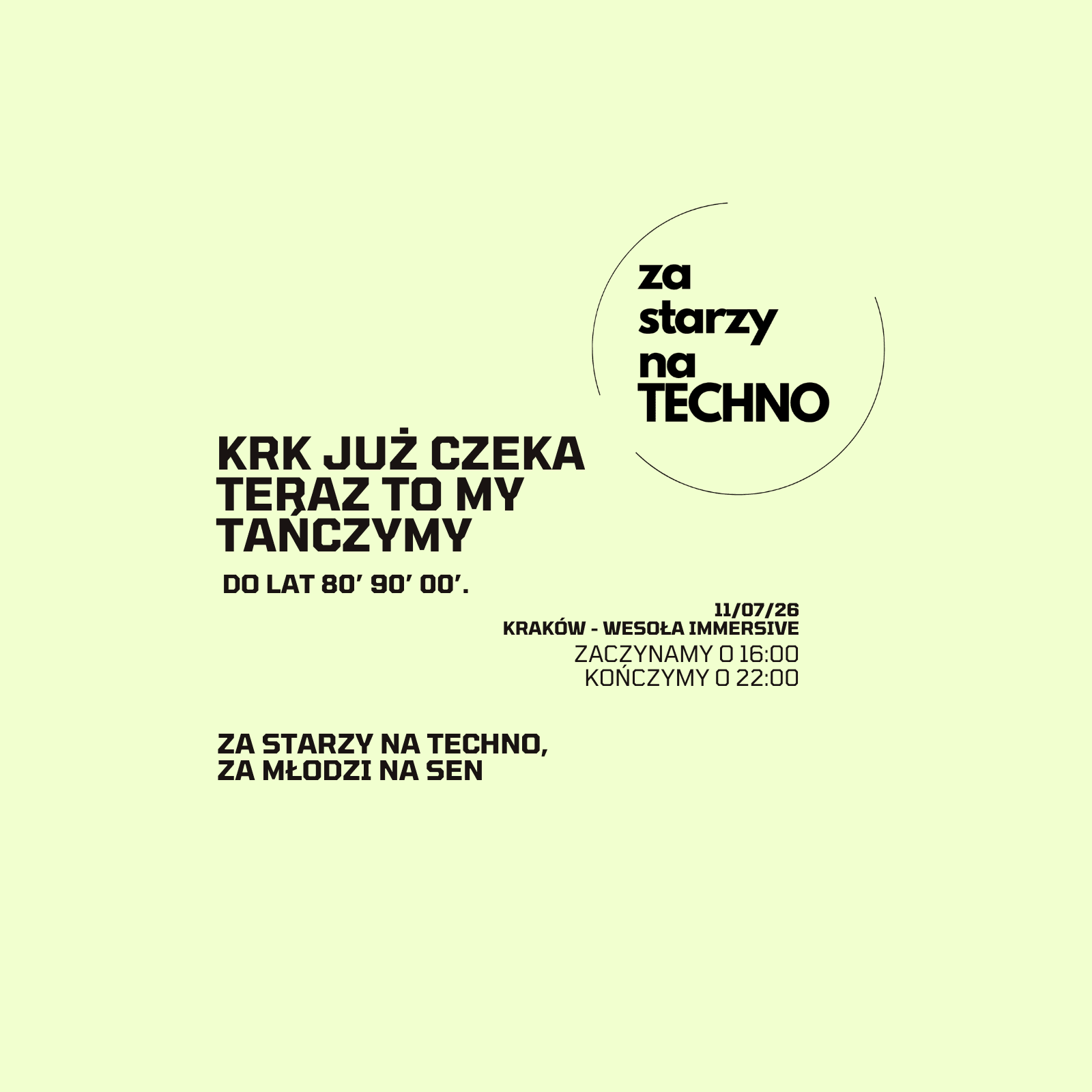 KRK już czeka, teraz to my tańczymy.