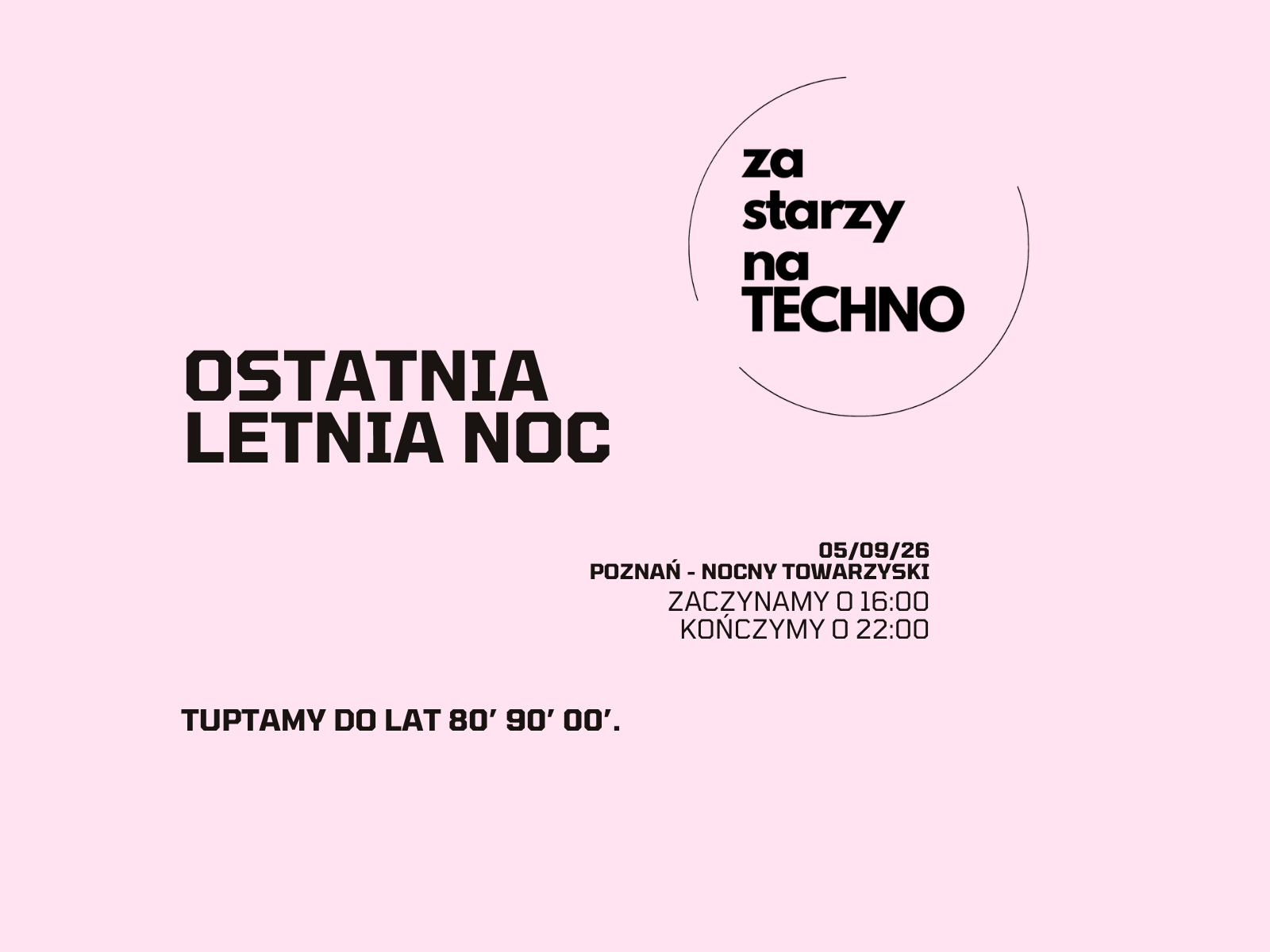 Ostatnia letnia noc.