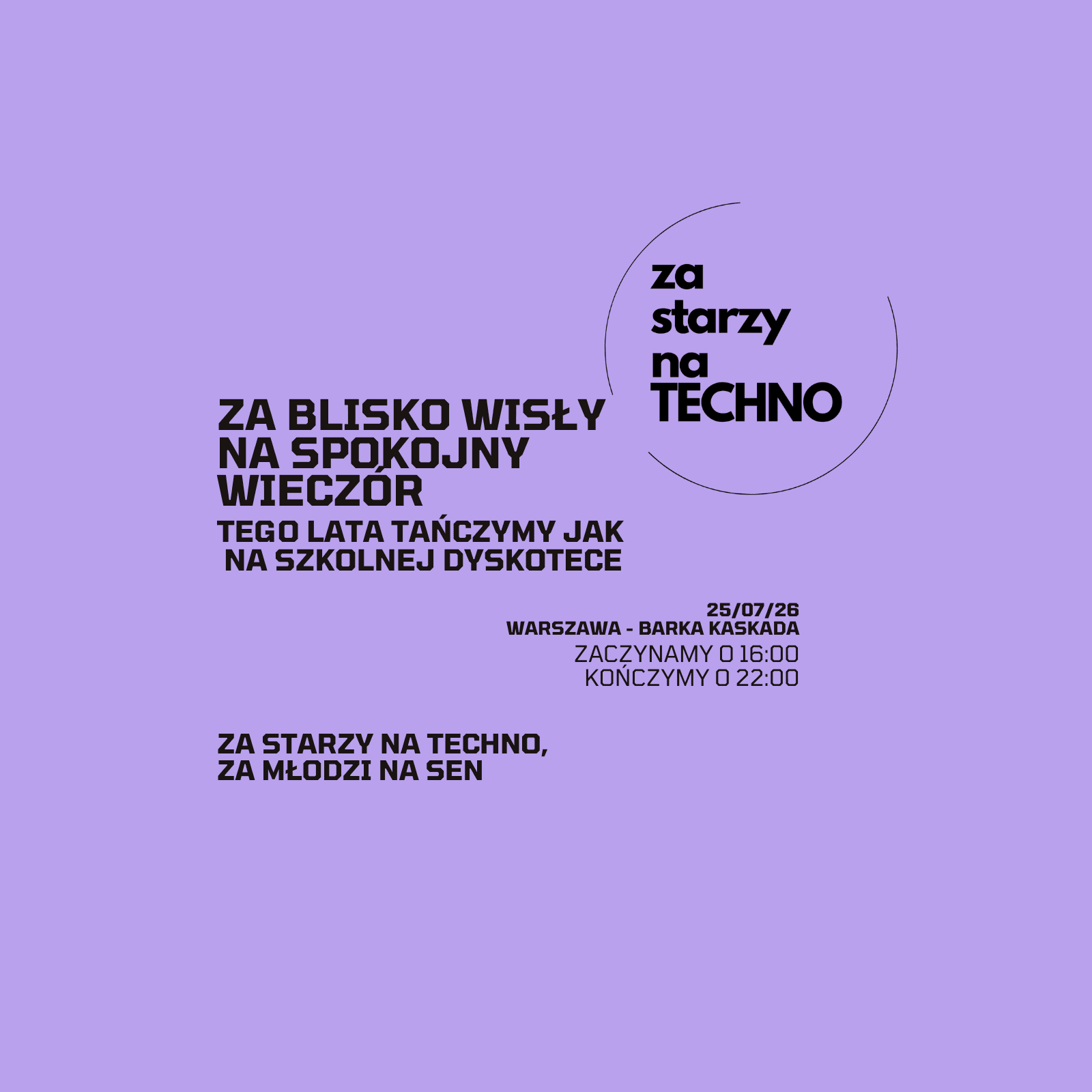 Za blisko Wisły na spokojny wieczór.