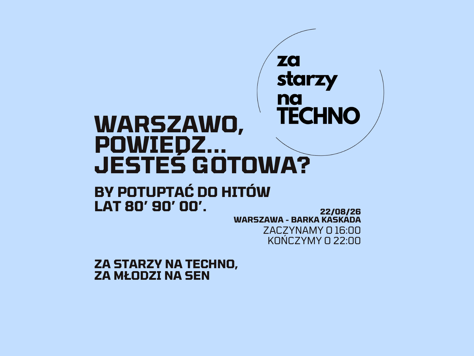 Warszawo, jesteś gotowa?